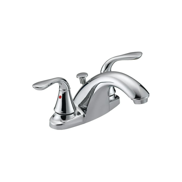 Aqua Plumb 1554090 Non-Metallic Bathroom Faucet 4-Inch Polished Chrome 